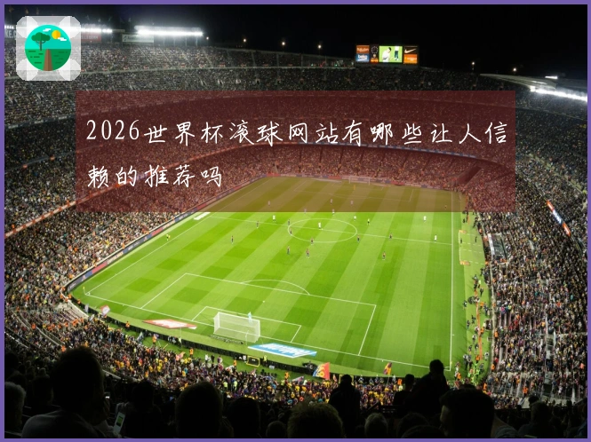 2026世界杯滚球网站有哪些让人信赖的推荐吗
