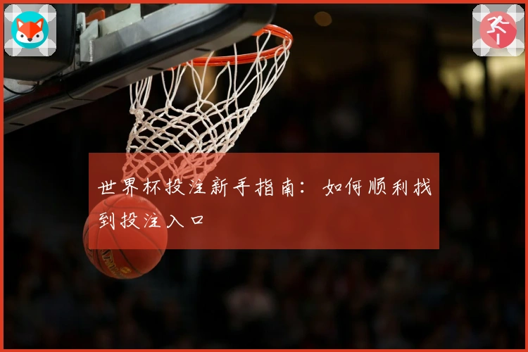 世界杯投注新手指南：如何顺利找到投注入口